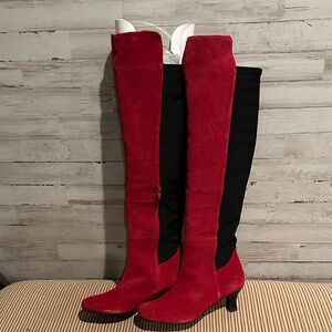 Array Red Over-the-Knee Women's Boots